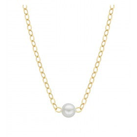 Natural Starter Necklace (4) 2.6mm on a Silver 16 Inch Original Chain
