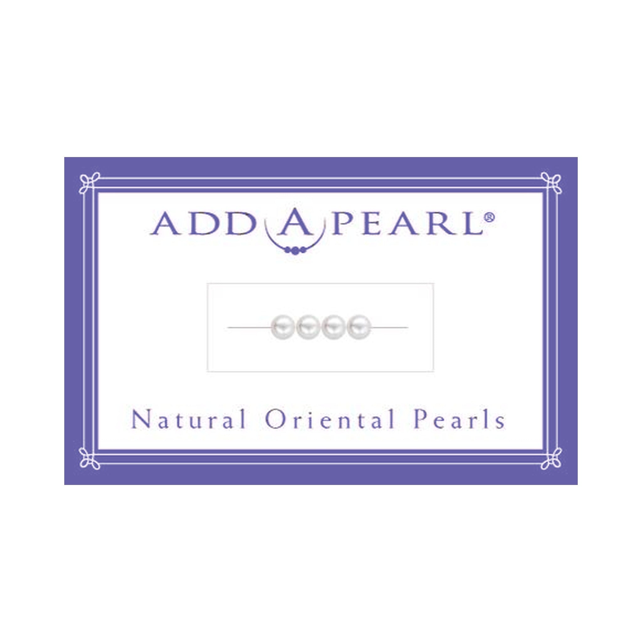 (1) 6mm Cultured Pearl on a Classic Add-A-Pearl Card