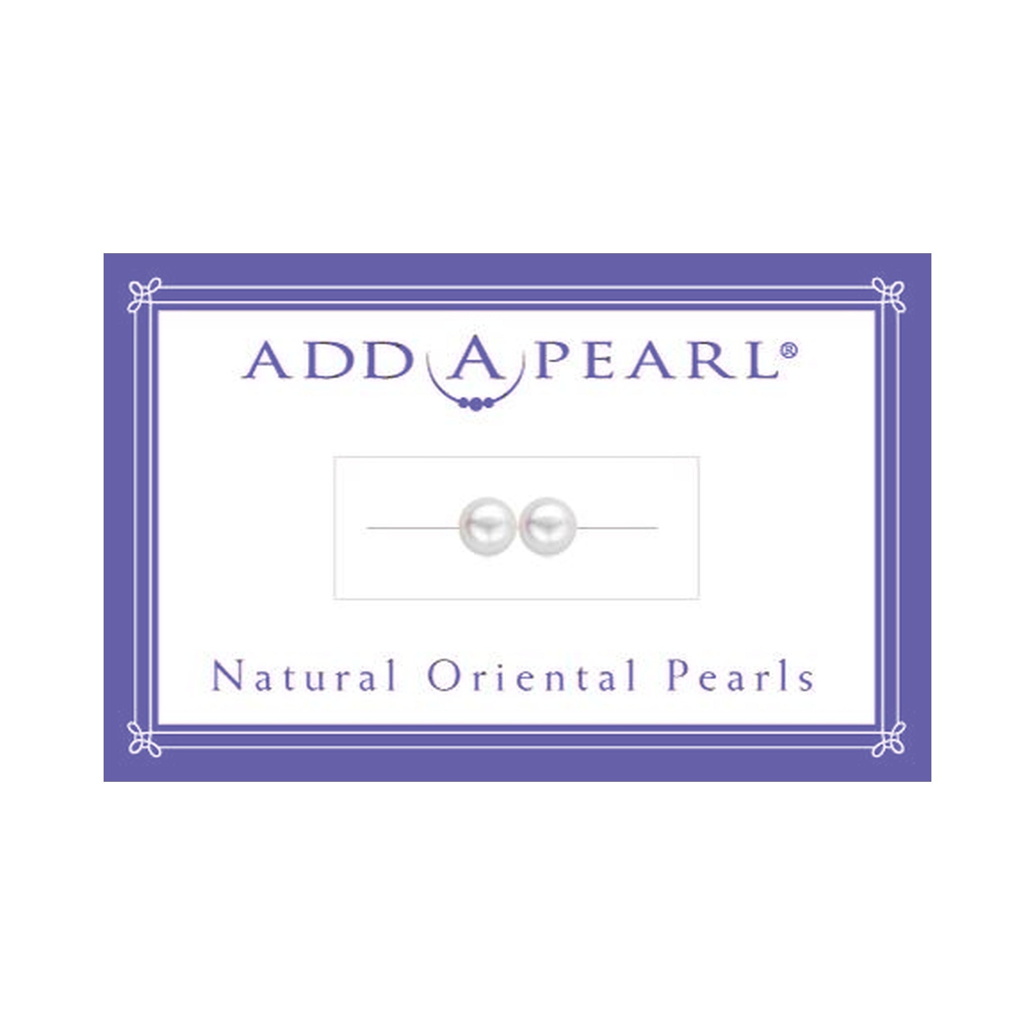 (4) 4.4mm Natural Pearl on a Classic Add-A-Pearl Card