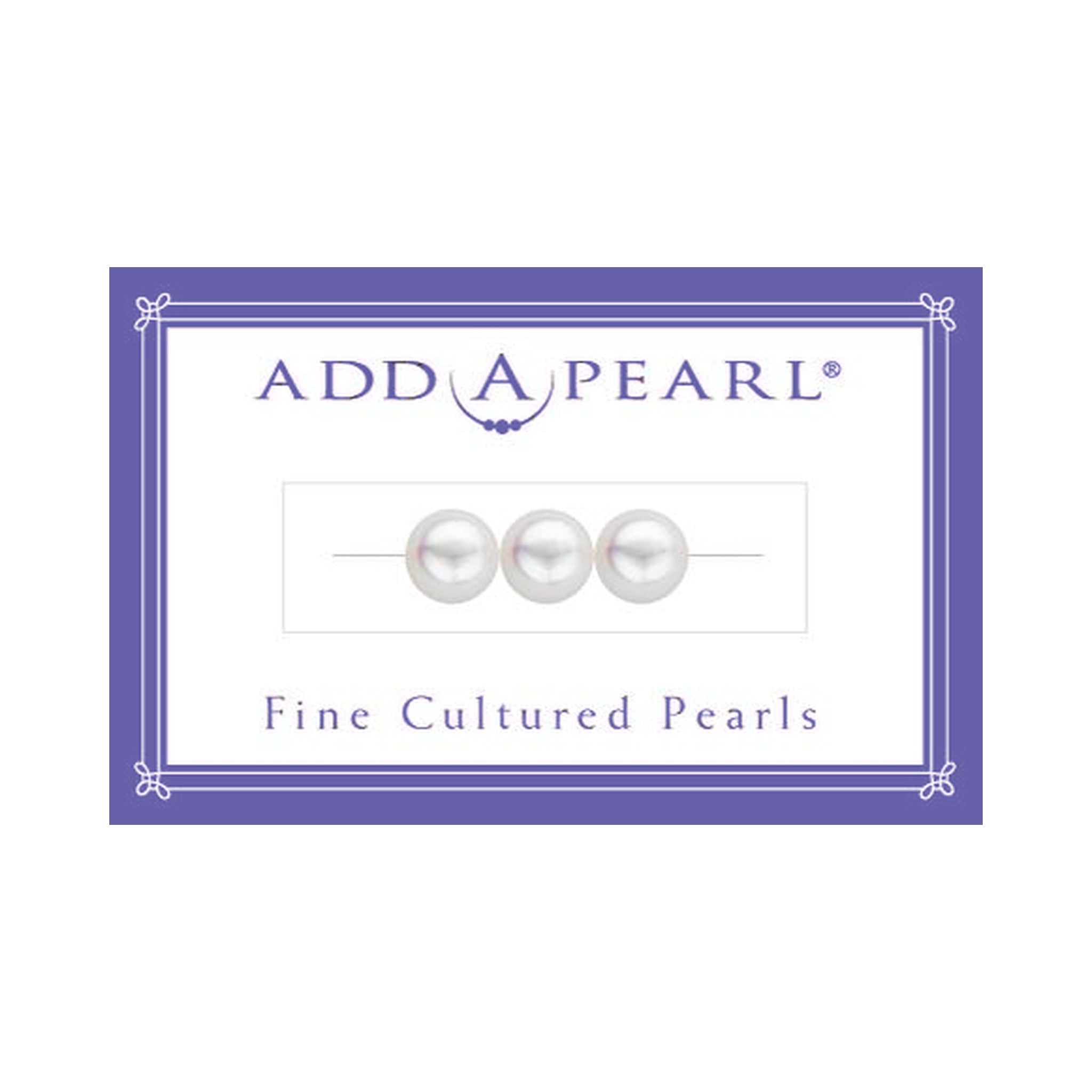 (1) 3.3mm Natural Pearl on a Classic Add-A-Pearl Card