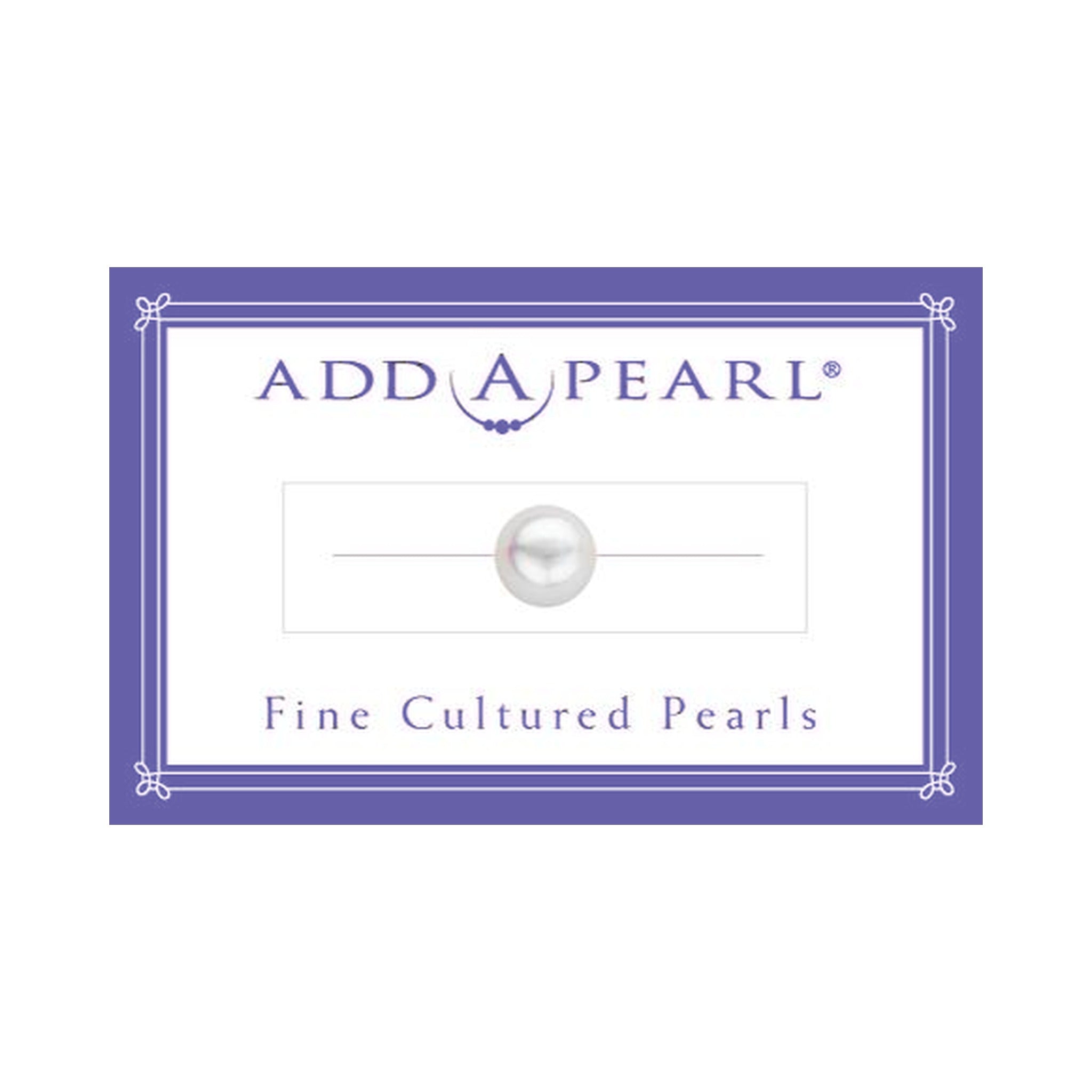 (4) 3.3mm Natural Pearl on a Classic Add-A-Pearl Card