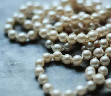 Strings of natural pearls