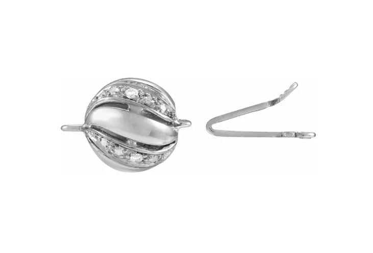 Diamond Ball Clasp