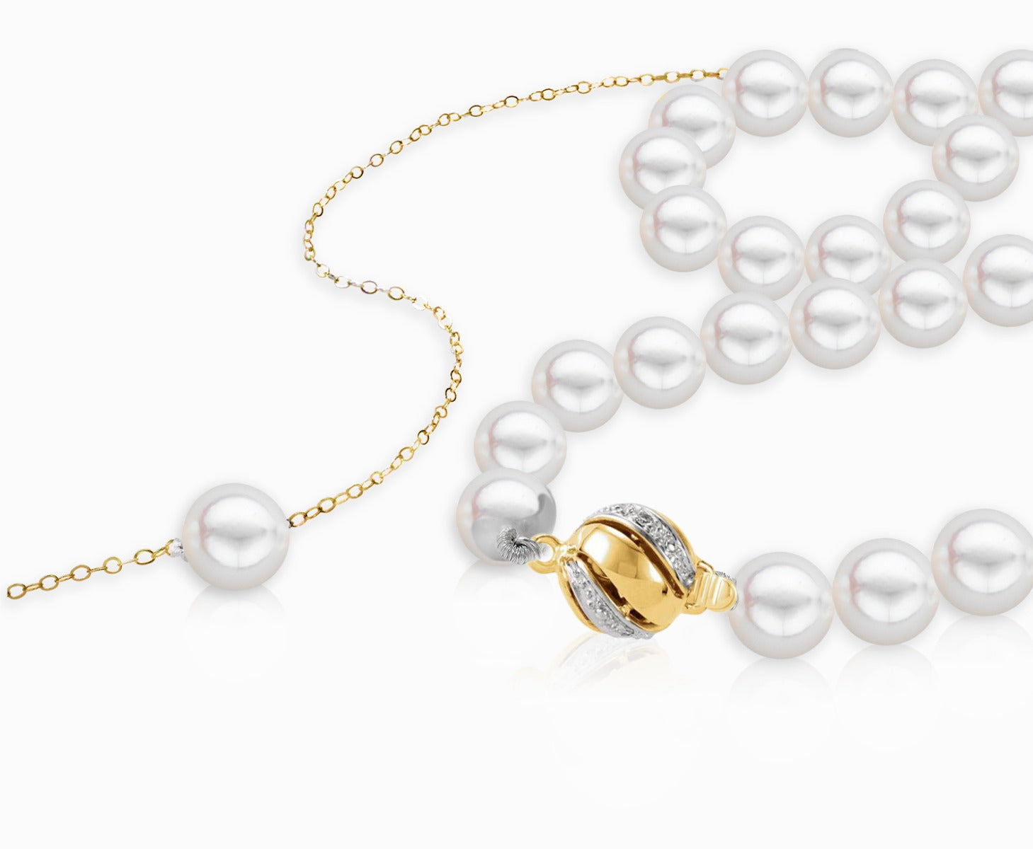Diamond Ball Clasp