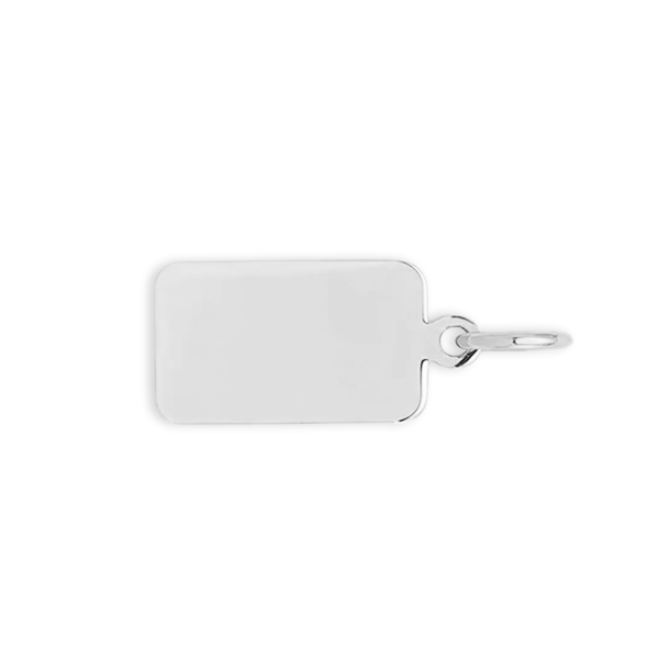 Engravable Rectangle Charm