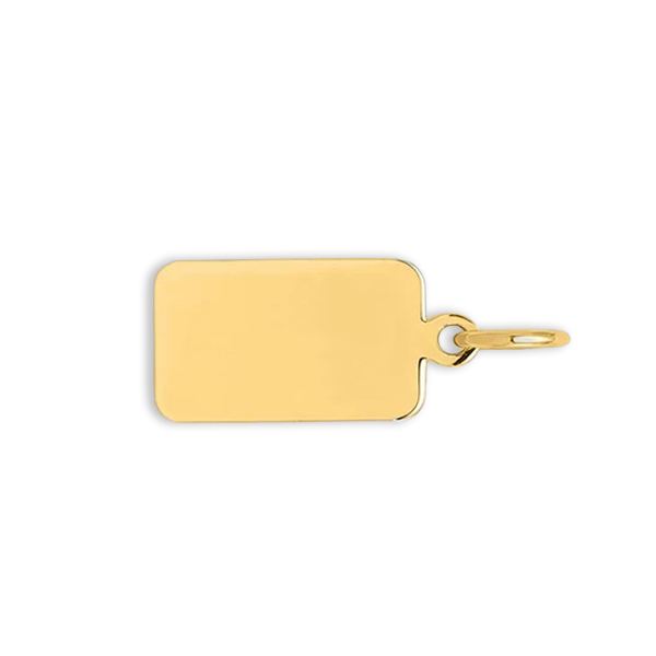 Engravable Rectangle Charm