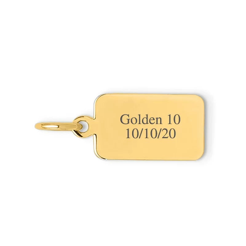 Yellow rectangle roman charm