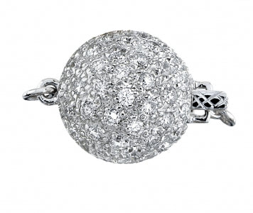 Diamond Ball Clasp