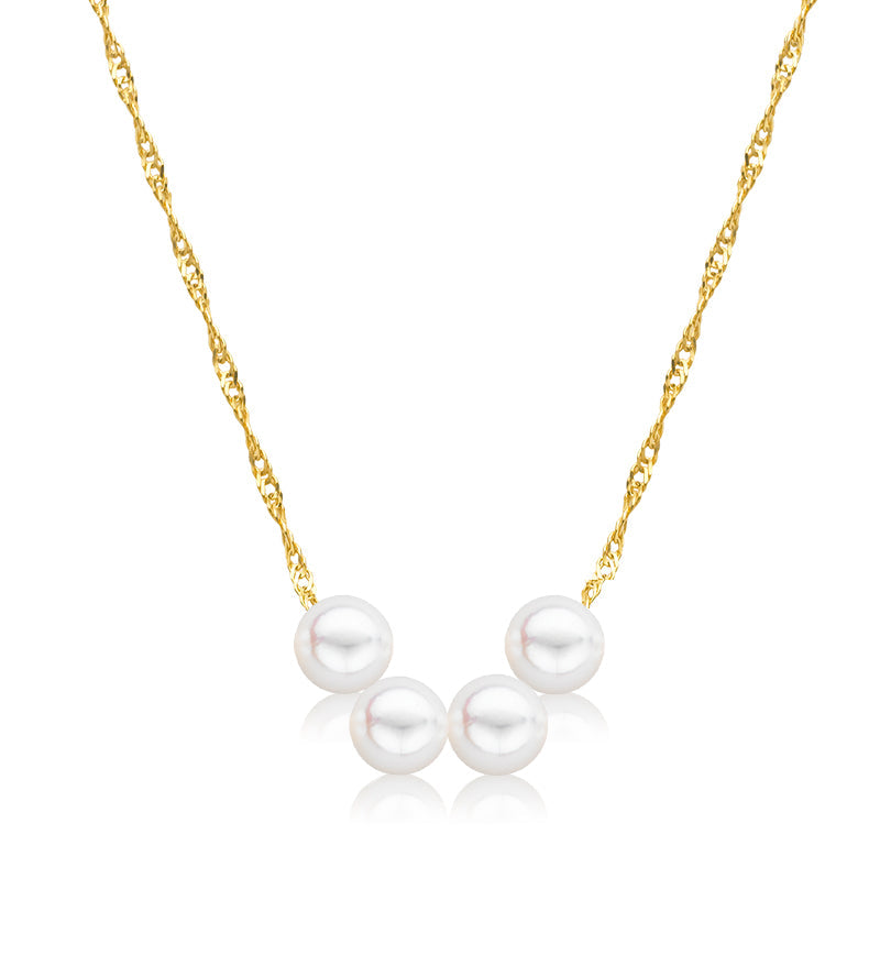 Cultured Starter Necklace on a 16"  Premium Chain