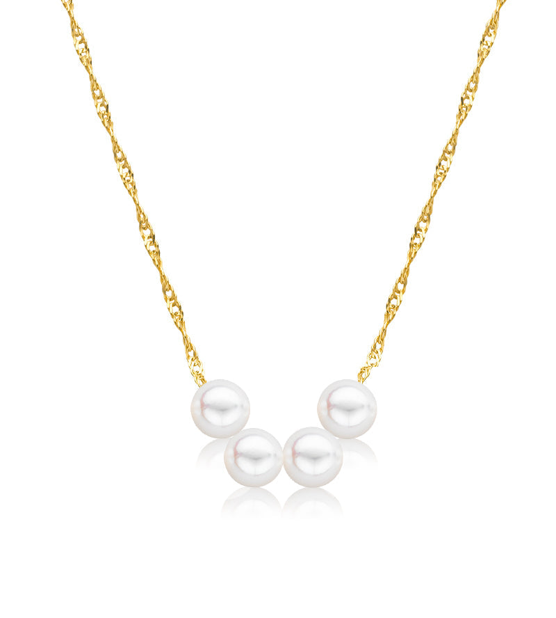 Cultured Starter Necklace on a 16"  Premium Chain