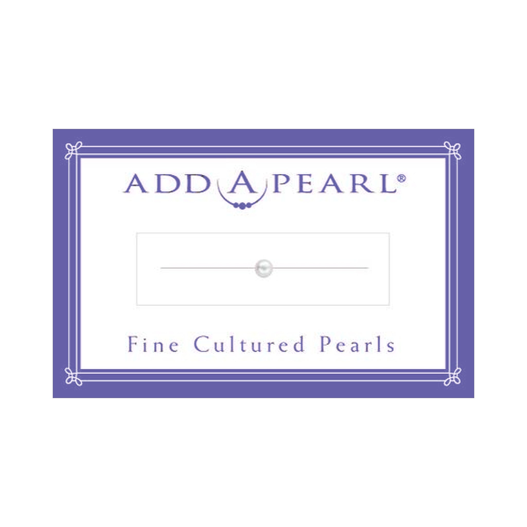 (1) 7mm Cultured Pearl on a Classic Add-A-Pearl Card