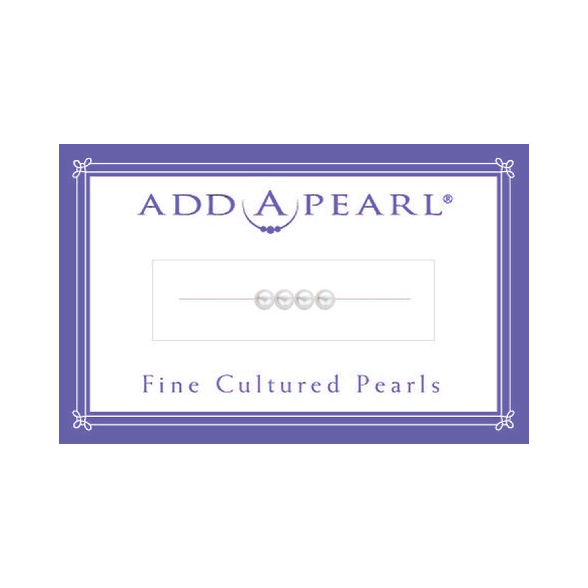 (3) 7mm Cultured Pearl on a Classic Add-A-Pearl Card