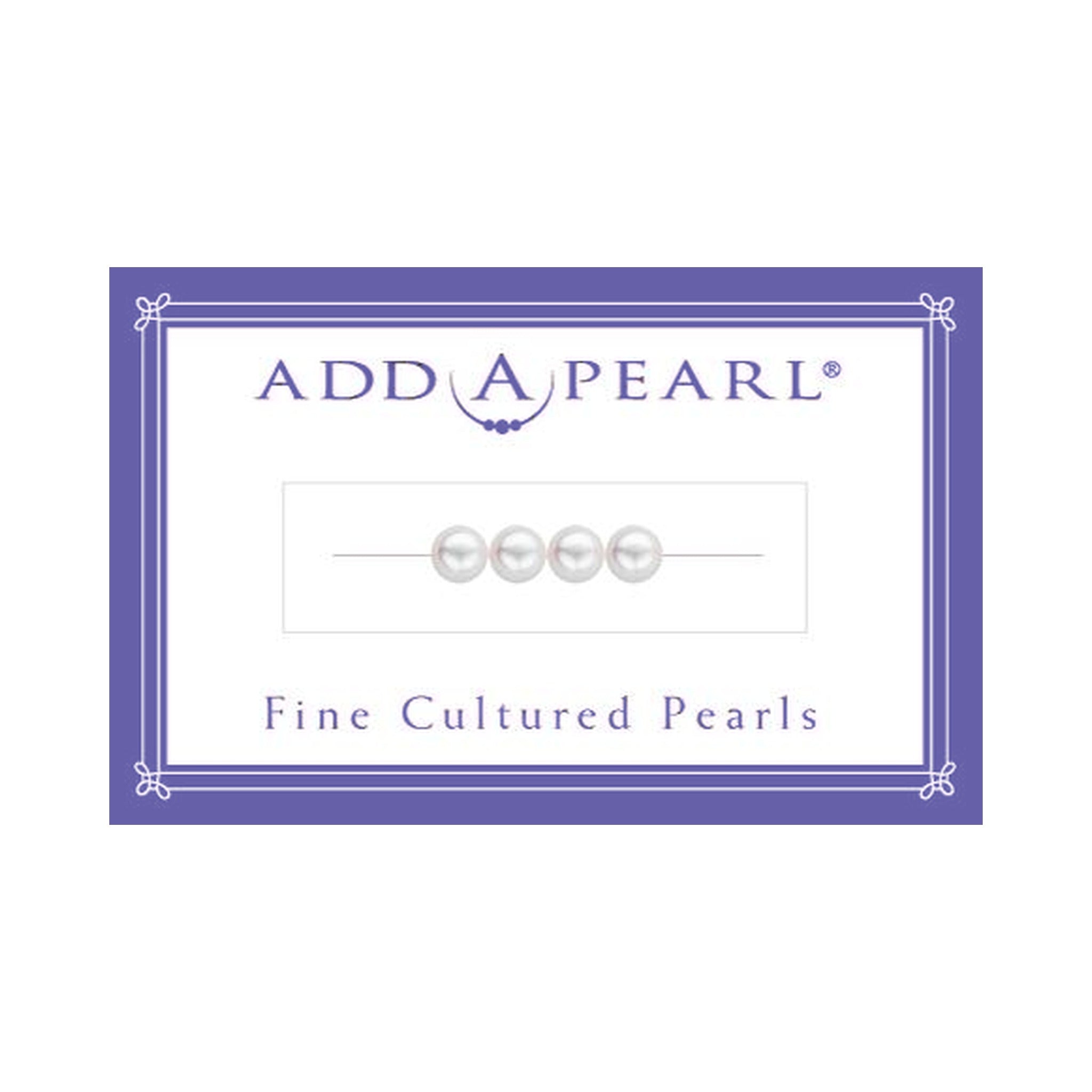 (1) 2.0mm Natural Pearl on a Classic Add-A-Pearl Card