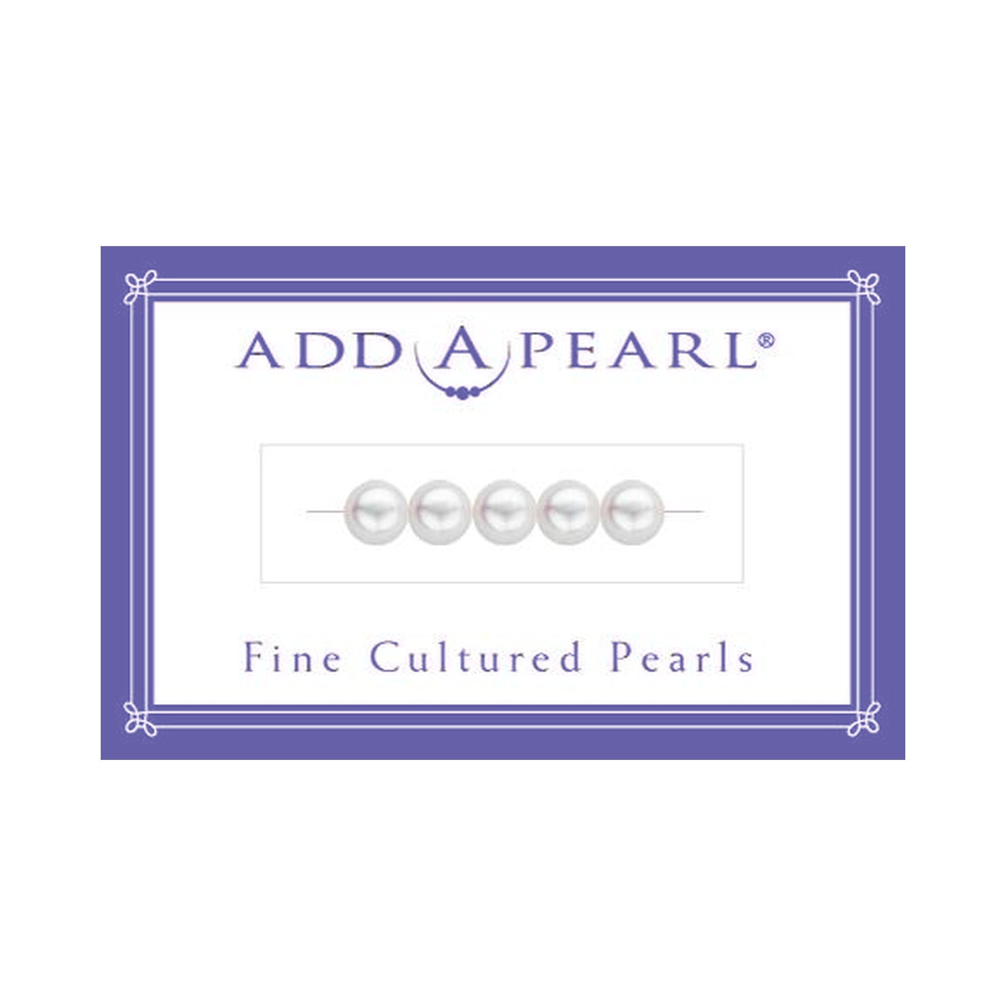 (1) 2.6mm Natural Pearl on a Classic Add-A-Pearl Card