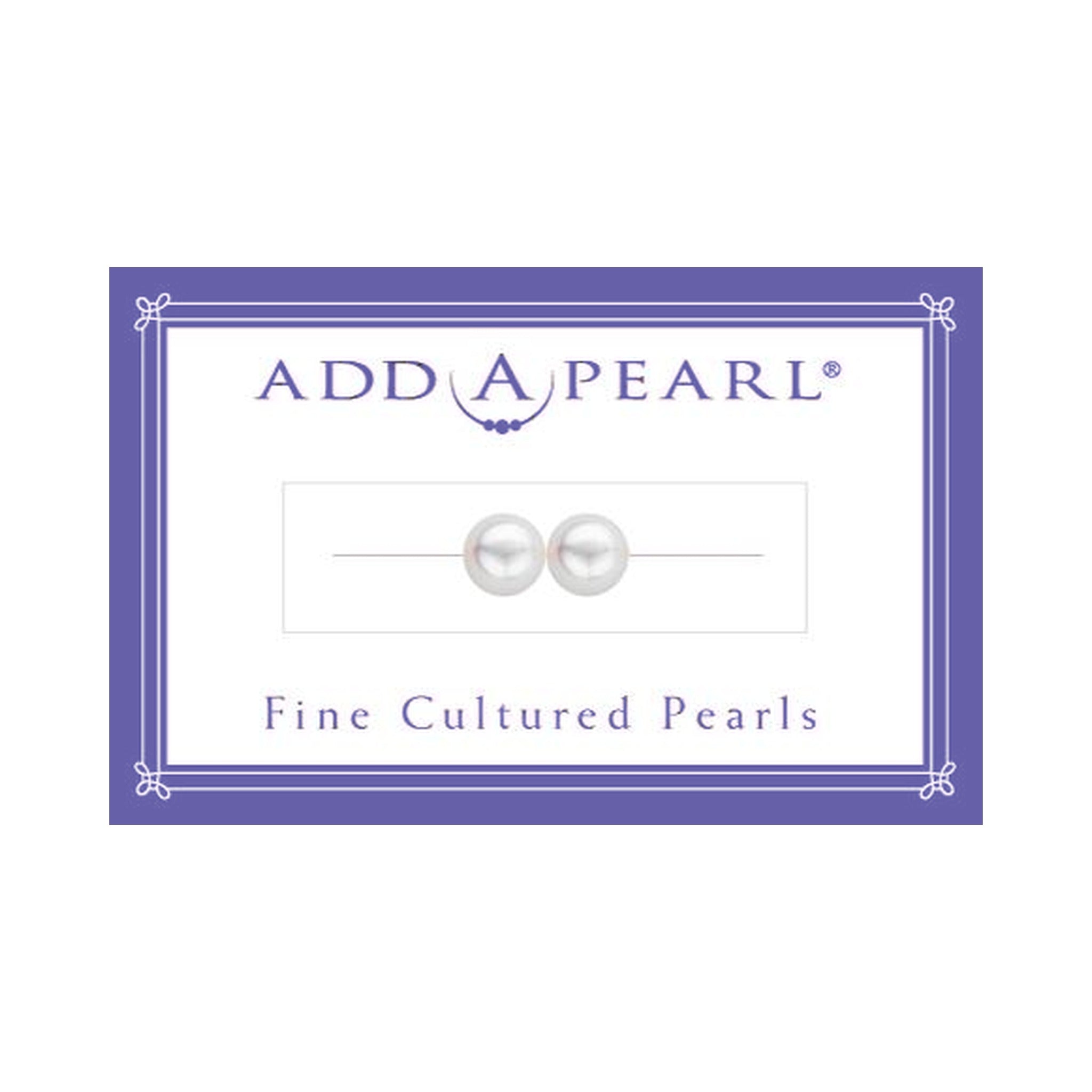 (1) 2.9mm Natural Pearl on a Classic Add-A-Pearl Card