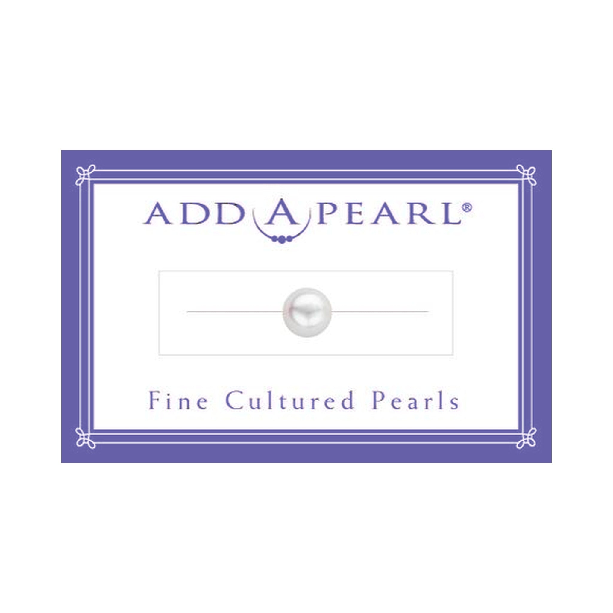 (1) 3.1mm Natural Pearl on a Classic Add-A-Pearl Card