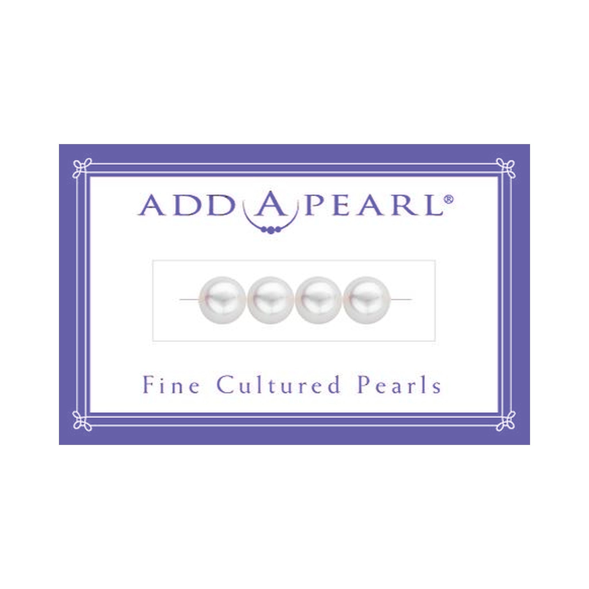 (1) 3.2mm Natural Pearl on a Classic Add-A-Pearl Card