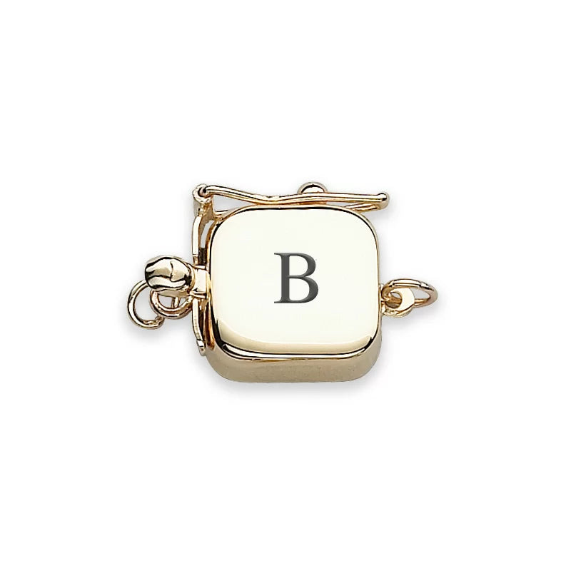 Clasp engraved gold roman