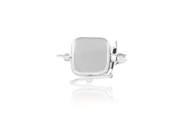 Engravable Clasp - 14k White Gold