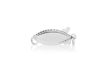 Fish Hook Clasp for Custom Pearl Necklace 14k Yellow Gold