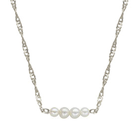 Natural Starter Necklace (1) 2.7 mm on a Silver 16 Inch Original Chain