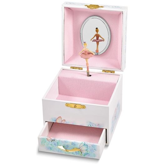 Square Musical Jewelry Box