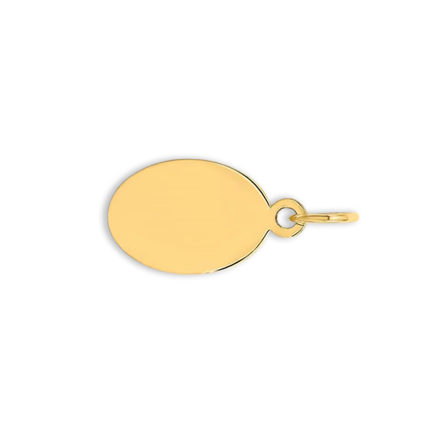 Engravable Oval Charm