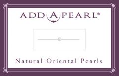 2.5mm Natural Pearl on a Classic Add-A-Pearl Card 5 Natural Pearl
