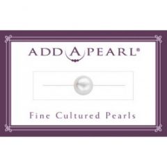 8.5mm Cultured Pearl on a Classic Add-A-Pearl Card C85 Cultured Pearl