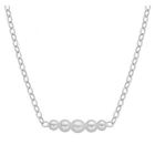 Natural Starter Necklace (1) 3.1 mm ,(2) 2.7 mm,(2) 2.3 mm on a 16” w/g Original chain N3.1(2)2.7 (2)2.3 SW