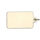 Engravable Rectangle Charm CH-525-14K Engraving Charms