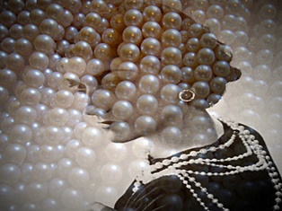 Coco Chanel and pearls